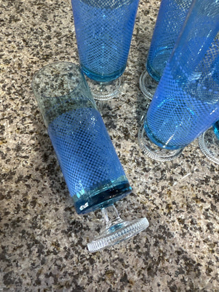 AJ - Vintage Blue Stemware Set of 6 MTS|63509