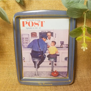 Vtg Norman Rockwell POST Tin