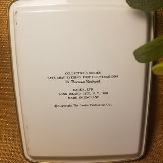 Vtg Norman Rockwell POST Tin