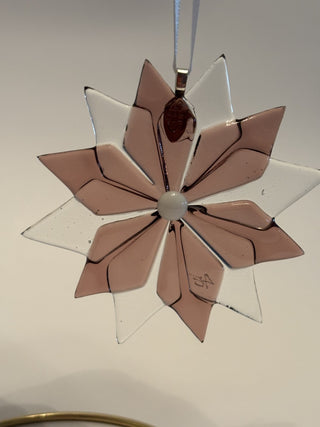 Fused Glass Sun Catcher Lavender Flower - AnoGlass|64449