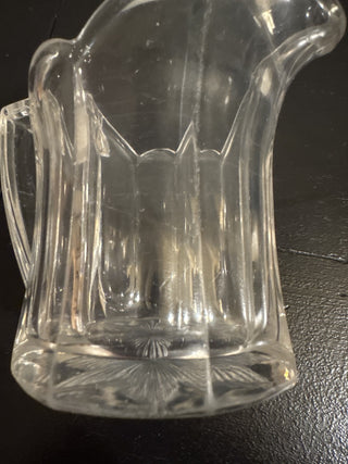 AJ - Vintage Small Clear Glass Pitcher MTS|64922