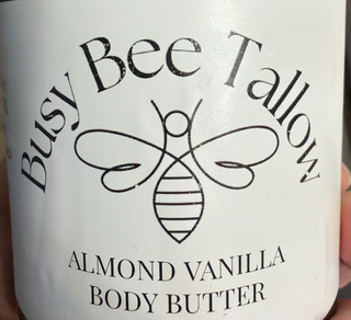 Almond Vanilla Tallow Body Butter 4 oz
