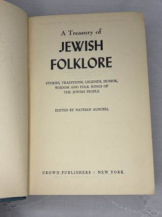 A Treasury of Jewish Folklore Book RSV|102840