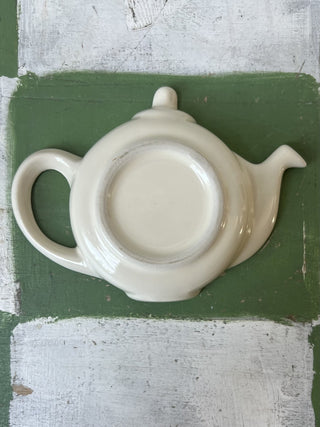 Cream Tea pot Tea bag holder|82268