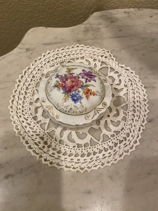 Porcelain trinket dish from Japan vtg|51321