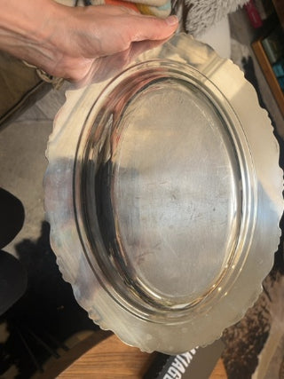 Oneida Silverplate serving dish. LA