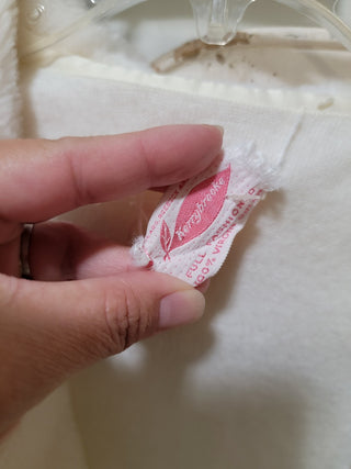 VTG Sears Roebuck Kerrybrooke White Sweater RCD|95559