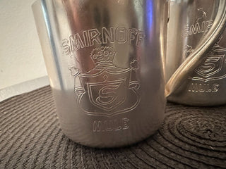 MULE mugs 2 set Smirnoff Aluminum MTS