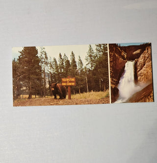 Vtg Yellowstone Postcard Book RSV|61372