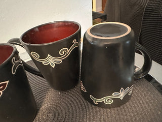 Coffee Cups 5 piece Native Design MTS|88525