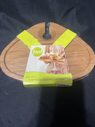 Bamboo appetizer plates rsv