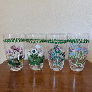 Set of 4 Portmeirion Botanic Garden Highball Glasses MTS|103017