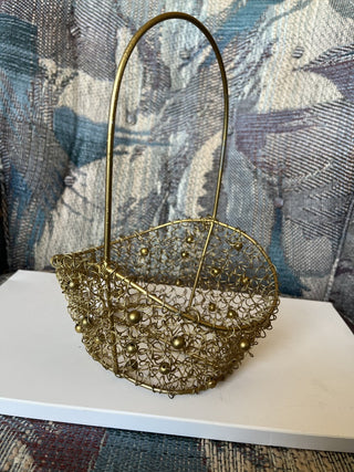 Gold wire Basket