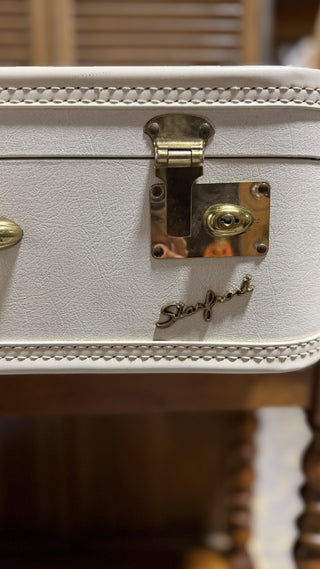 White Starfrost Vintage Suitcase Bar RCD|122891