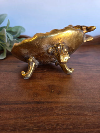 Vtg Style Gold Bird Soap Dish