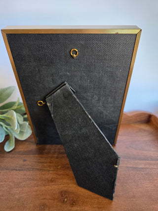 Gold MCM Frame w/ Bird Print