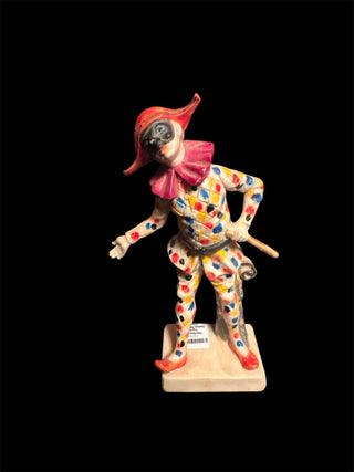Mid Century Harlequin-Court Jester/Masked Clown /Masquerade Figurine #63 VV MTS