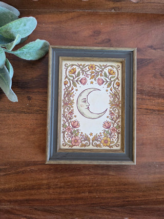 Framed Celestial Moon Art Print