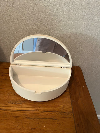 Wall shelf with mirror compartment|108324