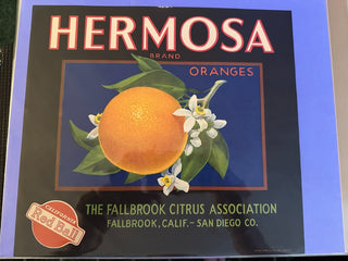 Hermosa Authentic Citrus Farm Crate Label EC039 MTS|100293