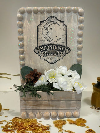 LM - Moon Dust Wooden Wall Hanging