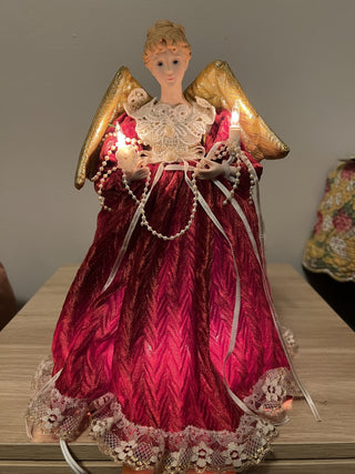 Vintage Christmas Angel Tree Topper B-18 MTS|132131