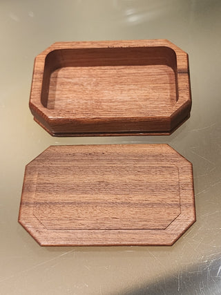 Covered Walnut Box Lasercraft RSV|71260