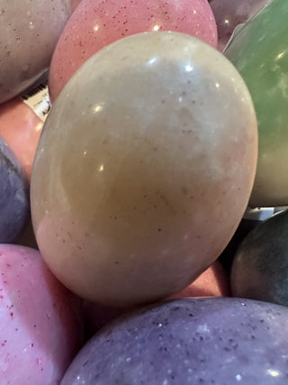 #62 VV Vintage Marble Alabaster Italy Easter Egg MTS|61332
