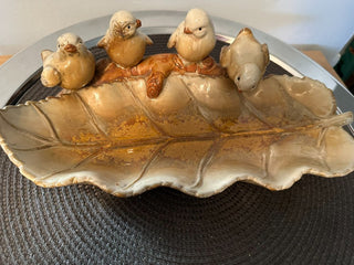 Bird Ceramic Tray server,  MTS