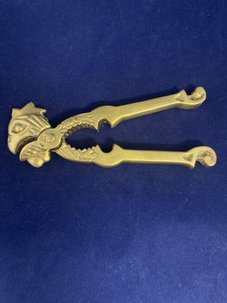 Vintage solid Brass rooster nutcracker rcd|75360