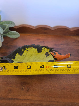 Vtg Cast Iron Bird Soap Dish