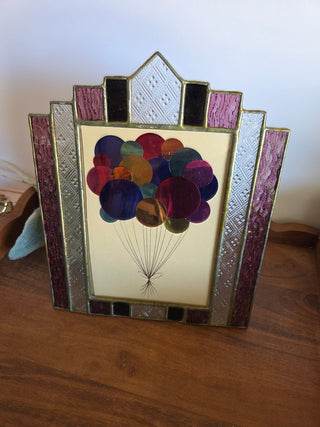 Art Deco Stained Glass Frame