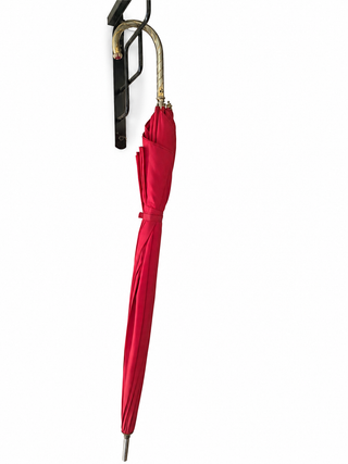 Vtg Pasotti Red Stick Umbrella