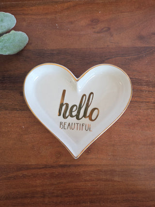 Hello Beautiful <3 Ring Dish