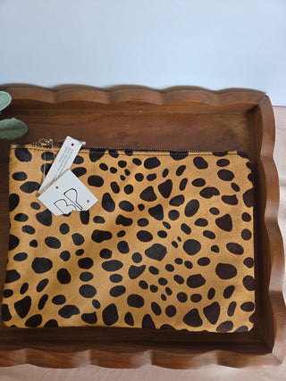 BP Leopard Print Calf-hair Bag