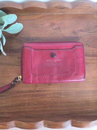Marc Jacobs Red Leather Wallet