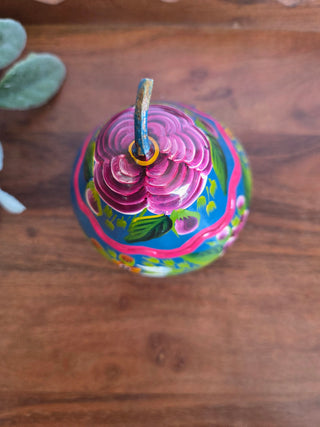 Handpainted Mexican Folk-Art Gourd