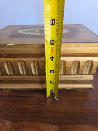 Vtg. Gold Florentine-Style Jewelry Box