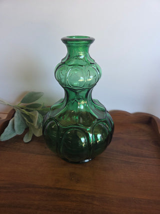 MCM Green Glass Bottle/Vase