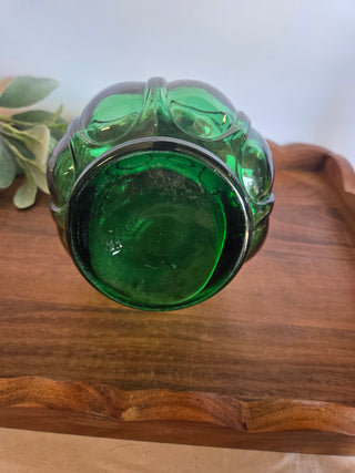 MCM Green Glass Bottle/Vase