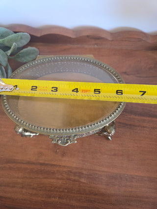 Hollywood Regency Gold Jewelry Box