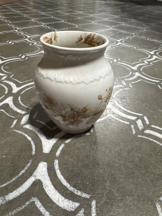 AJ - Small Vase with Brown Floral Design MTS|120364