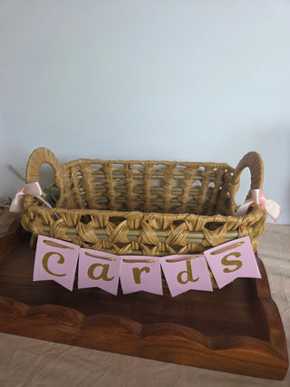 Handmade "Card" Basket