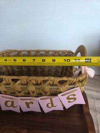 Handmade "Card" Basket