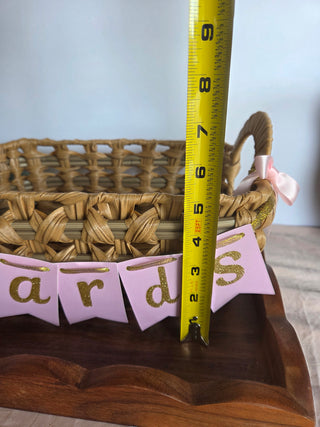 Handmade "Card" Basket