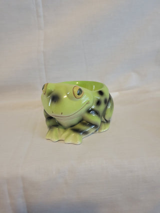 Vintage Green Frog Planter RCD