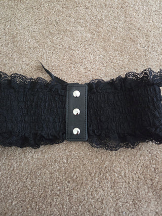Black Corset Lace Belt