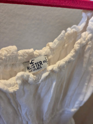 Hollister White Romper (XS)