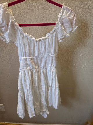 Hollister White Romper (XS)