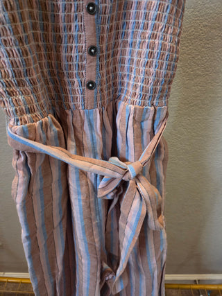 Billabong Striped Jumpsuit (XS)